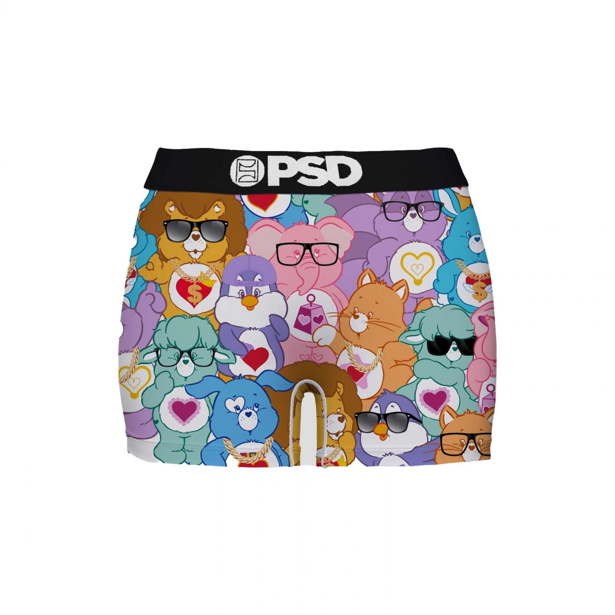 Care Bears Homies All Over PSD Boy Shorts Underwear